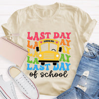 School Bus Driver Last Day Of School T-Shirt