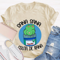 Sana Sana Colita De Rana Spanish Teacher T-Shirt