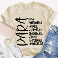 Para Teacher Helpful Kind Motivating T-Shirt