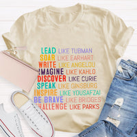 Lead Like Tubman Empowered Women T-Shirt