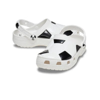 Toddlers' Soccer Ball Clogs - White / Black