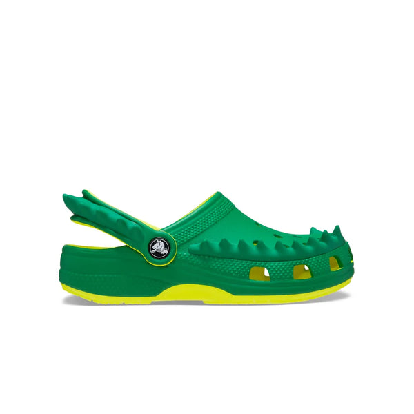 Giày Clog Trẻ Em Crocs Toddler Classic Spikes - Green Ivy