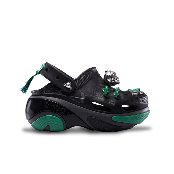 Giày Clog Unisex Pop Mart x Crocs Bubble Crush - Black