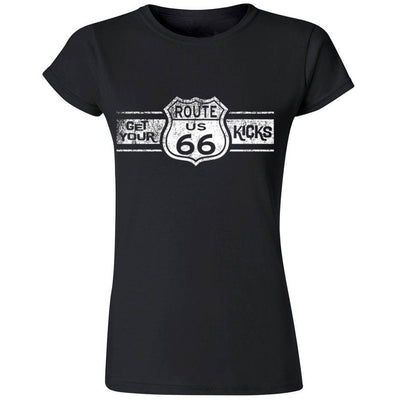 Route 66 Women's T-Shirt: Get Your Kicks Tee