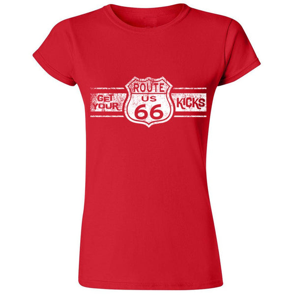Route 66 Women's T-Shirt: Get Your Kicks Tee