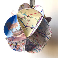Route 66 Map Ornament: Personalizable Road Trip Souvenir