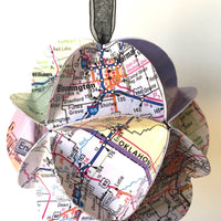Route 66 Map Ornament: Personalizable Road Trip Souvenir