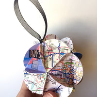 Route 66 Map Ornament: Personalizable Road Trip Souvenir