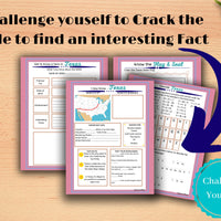 Route 66 States ACTIVITY PACK / Road Trip Travel Activities /Educational Games/ Puzzles / Quiz / PRINTABLE 36 Pages Letter /Digital Download