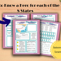 Route 66 States ACTIVITY PACK / Road Trip Travel Activities /Educational Games/ Puzzles / Quiz / PRINTABLE 36 Pages Letter /Digital Download