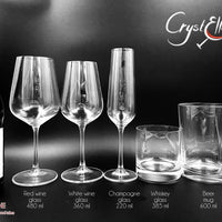 Route 66 and Ford Mustang Set of Wine Glasses | Hand Engraved | Fully personalized | Proud American Gift | Travel Lover | Ford Mustang Fan