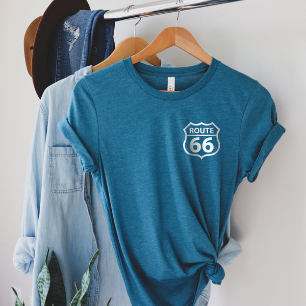Route 66 Road Shirt, Route 66 USA Shirt, Desert Route Shirt, Legend Route 66 Shirt, Wanderlust Shirt, Route Pocket Shirt, Route Lover Family
