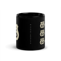 Route 66 Black Coffee Mug