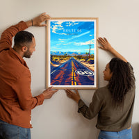Route 66 Poster - USA Wall Art, the perfect gift and a lasting travel memory | Art Print