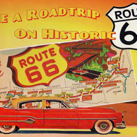 Route 66 Printable Postcards, Vintage Retro Travel Art (Digital Download)