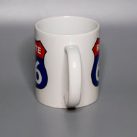 Route 66 Red, White, and Blue 12 Ounce Mug