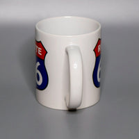 Route 66 Red, White, and Blue 12 Ounce Mug