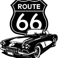 Route 66 Vector, 66, Vector, Digital Download, Vector Illustrations, Vector Art, Printable Image, Retro Designs