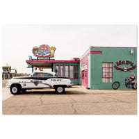 Mr D'z Route 66 Diner Print - Vintage Americana Poster