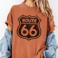 Route 66 Tshirt, Vintage Road Sign Gift Tee