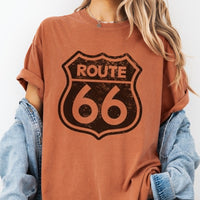Route 66 Tshirt, Vintage Road Sign Gift Tee