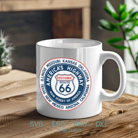 Route 66 svg, Route 66 tickers SVG, Route 66 Mug, Route 66 Tshirt, Motorcycle SVG, Route 66 png, Route 66 Stickers