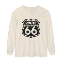 Route 66 Long Sleeve Tee Shirt, Vintage Road Sign Tshirt Gift