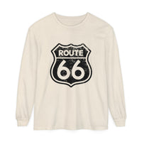 Route 66 Long Sleeve Tee Shirt, Vintage Road Sign Tshirt Gift