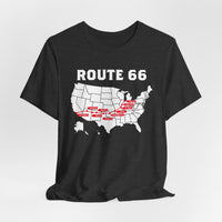 Route 66 Map Shirt, Road Trip Shirt, Family Trip, Solo Trip, Friends Trip, Vintage Shirt, USA Trip, American Road, Souvenirs Shirts, States