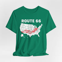 Route 66 Map Shirt, Road Trip Shirt, Family Trip, Solo Trip, Friends Trip, Vintage Shirt, USA Trip, American Road, Souvenirs Shirts, States