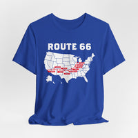 Route 66 Map Shirt, Road Trip Shirt, Family Trip, Solo Trip, Friends Trip, Vintage Shirt, USA Trip, American Road, Souvenirs Shirts, States