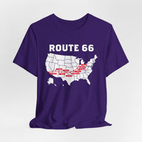 Route 66 Map Shirt, Road Trip Shirt, Family Trip, Solo Trip, Friends Trip, Vintage Shirt, USA Trip, American Road, Souvenirs Shirts, States