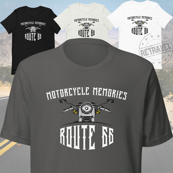 ROUTE 66 Road Trip Shirt Motorcycle Shirt Route 66 Gift Motorcycle Road Trip T Shirt Motorbike TShirt Motorcycle Gift Route 66 Travel Shirt