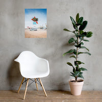 Retro Route 66 Wall Art – Roys Motel & Café Photograph, Vintage Desert Americana Print