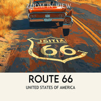 Route 66 Wall Art, Route 66 Print, Route 66 Art, Route Gift, Travel Print, Travel Poster, Housewarming Gift, Route 66 Artwork, Route 66