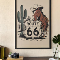 Route 66 Wall Art | Historic Highway Digital Print | Instant Download | Mother Road Souvenir Home Decor | Western Road Trip Printable Poster