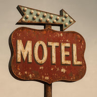 Route 66 Retro Gas Station Print – Vintage Americana Wall Art – Digital Download