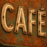 Route 66 Retro Gas Station Print – Vintage Americana Wall Art – Digital Download