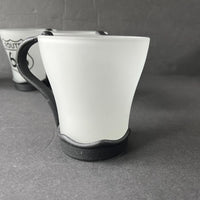 Vintage Frosted Glass Route 66 Mugs Set of 5 * New * Unused