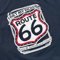 80's Vintage I Get My Kicks on Route 66 Tee Shirt T-Shirt