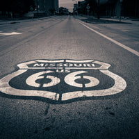 Vintage Route 66 Road Sign Digital Download Photography Retro Wall Art