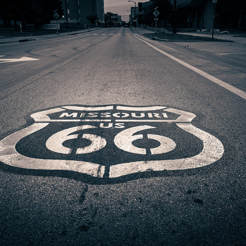 Vintage Route 66 Road Sign Digital Download Photography Retro Wall Art