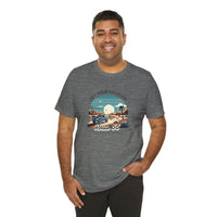 Route 66 Get Your Kicks on Route 66 Unisex Short Sleeve T-Shirt - Historic Highway, The Mother Road, Desert, Off-Road Vehicle, Iconic Gift