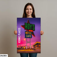 Route 66 Roy's Diner Photo | Vintage Americana Wall Art (Digital Download)