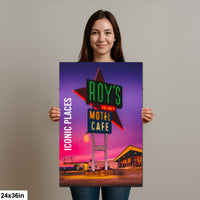 Route 66 Roy's Diner Photo | Vintage Americana Wall Art (Digital Download)