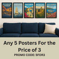 Route 66 Hot Rod Art Print: Vintage Arizona Travel Poster