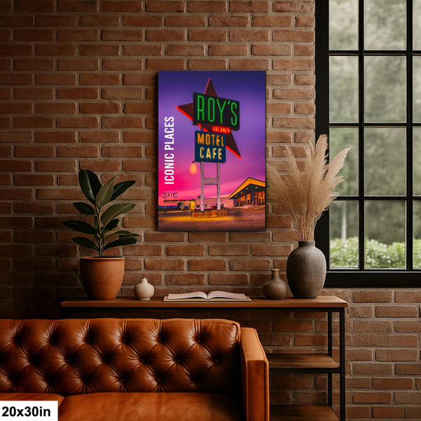 Route 66 Roy's Diner Photo | Vintage Americana Wall Art (Digital Download)