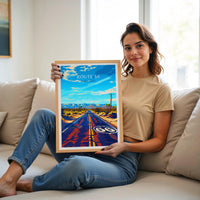 Route 66 Poster - USA Wall Art, the perfect gift and a lasting travel memory | Art Print