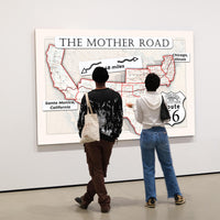 1926 Route 66 map large printable poster of the Mother Road (instant download)