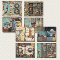 Route 66 Junk Journal Kit - Vintage Digital Download Ephemera - Printable Scrapbook Paper US Letter | 10 Double sided Pages
